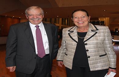 Felipe Durán y Elvira Cuervo de Jaramillo.