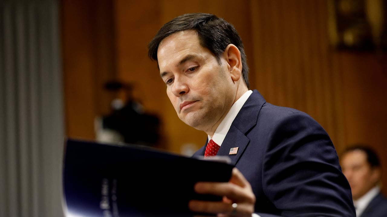 Marco Rubio, nuevo secretario de Estado de los Estados Unidos.