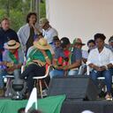 Cali: Presidente Gustavo Petro interviene en la minga indígena en Cali.