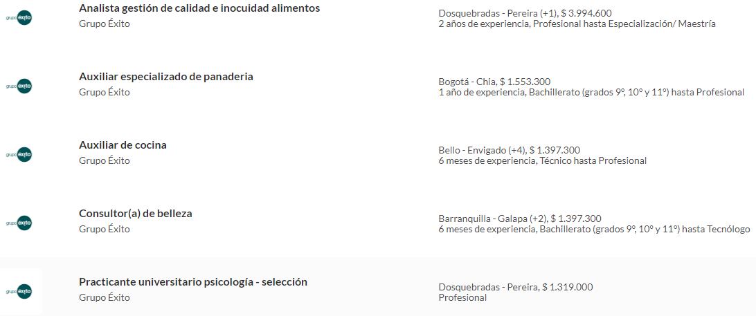 Para acceder a estas ofertas y conocer más vacantes, ingrese a: https://www.semana.com/empleos/