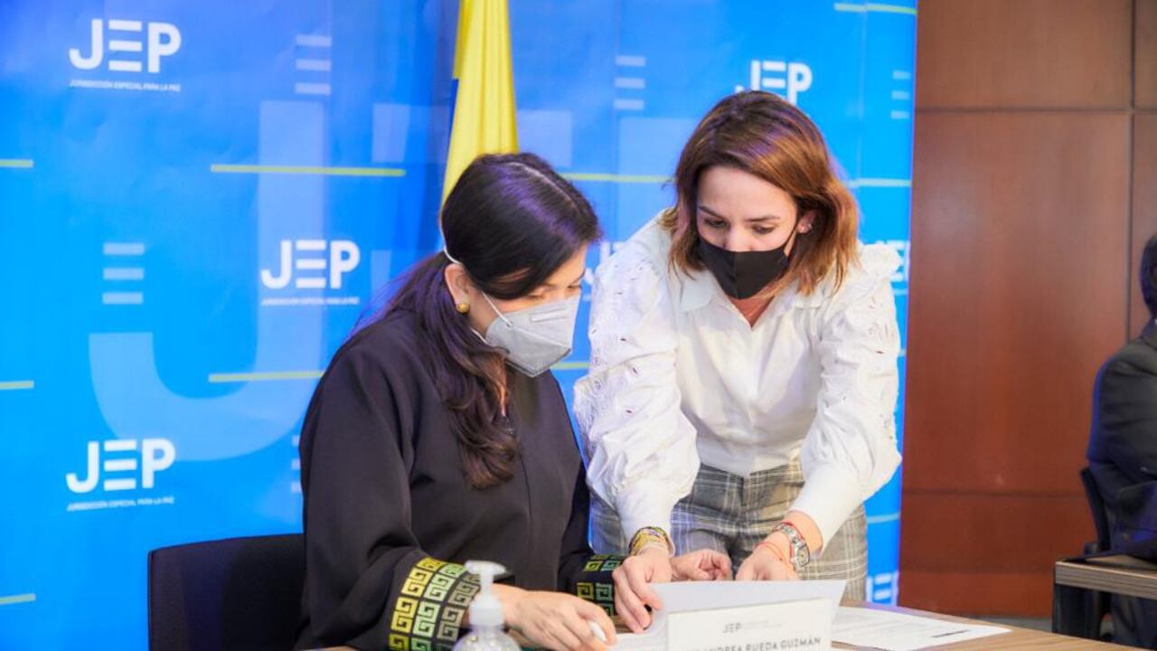 Lina María Arbeláez, directora del ICBF, denuncia a las Farc por reclutamiento en la JEP.