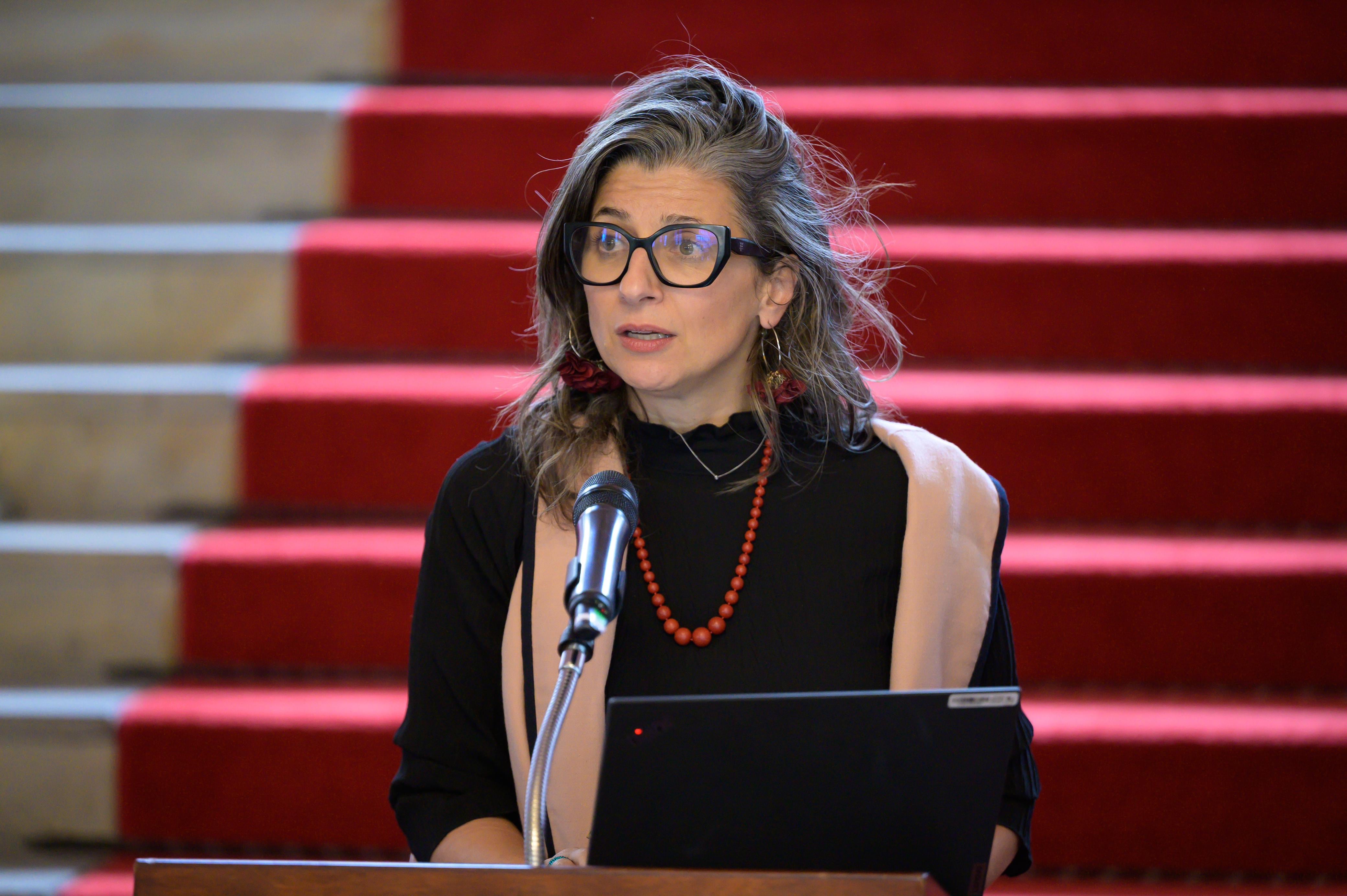 Francesca Albanese, relatora ONU sobre territorios palestinos ocupados.