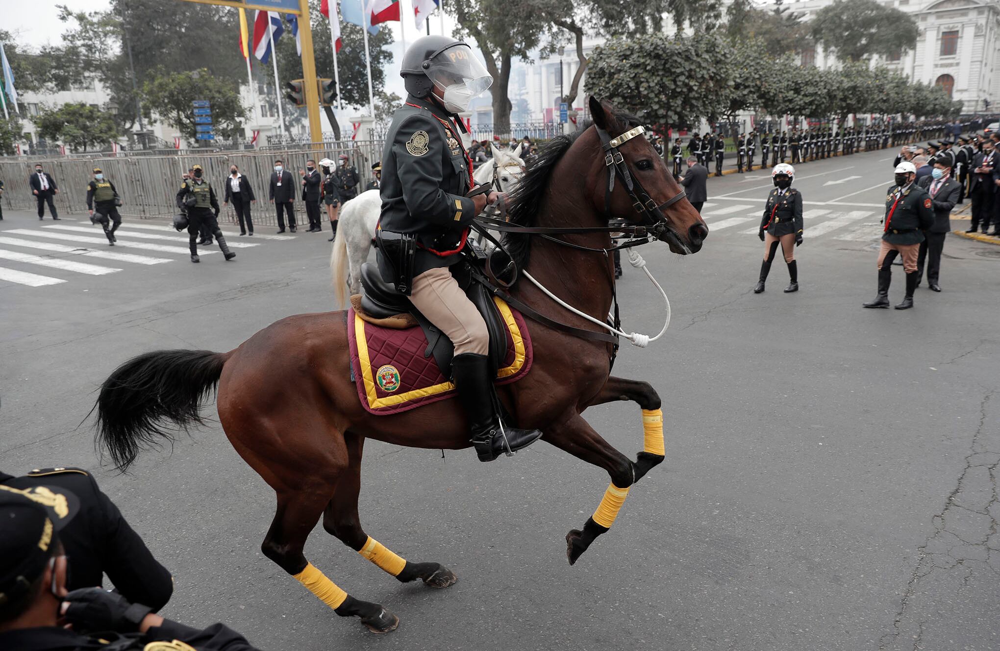 Toma de posesión de Pedro Castillo como presidente de Perú.