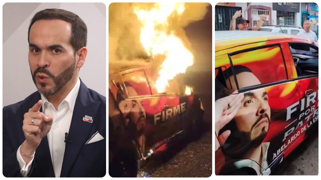 Uno de los carros de la recolección de firmas de Abelardo de la Espriella fue atacado en la vía de Norte de Santander a Arauca.