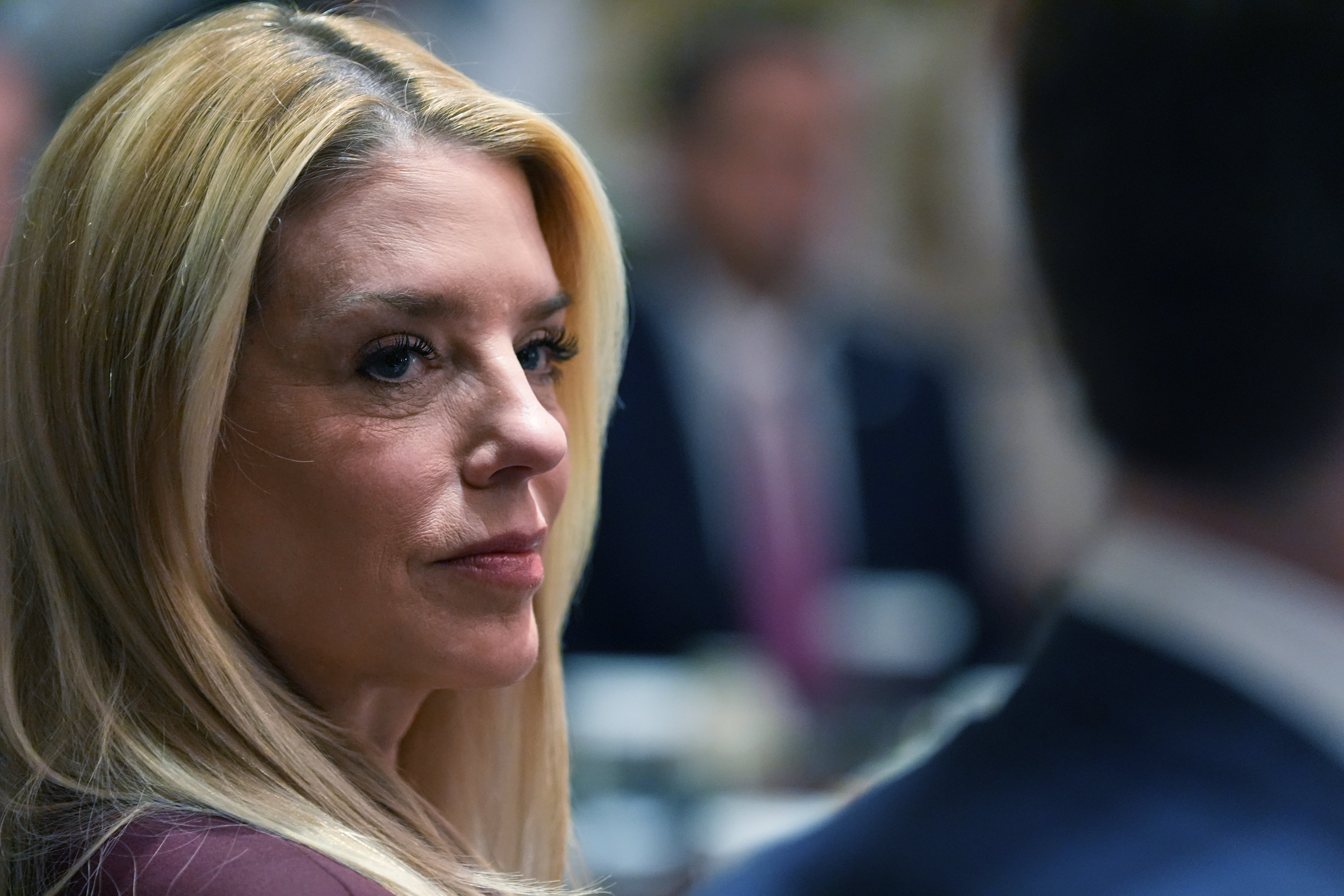 La secretaria de Justicia de Estados Unidos Pam Bondi en la Casa Blanca en Washington.