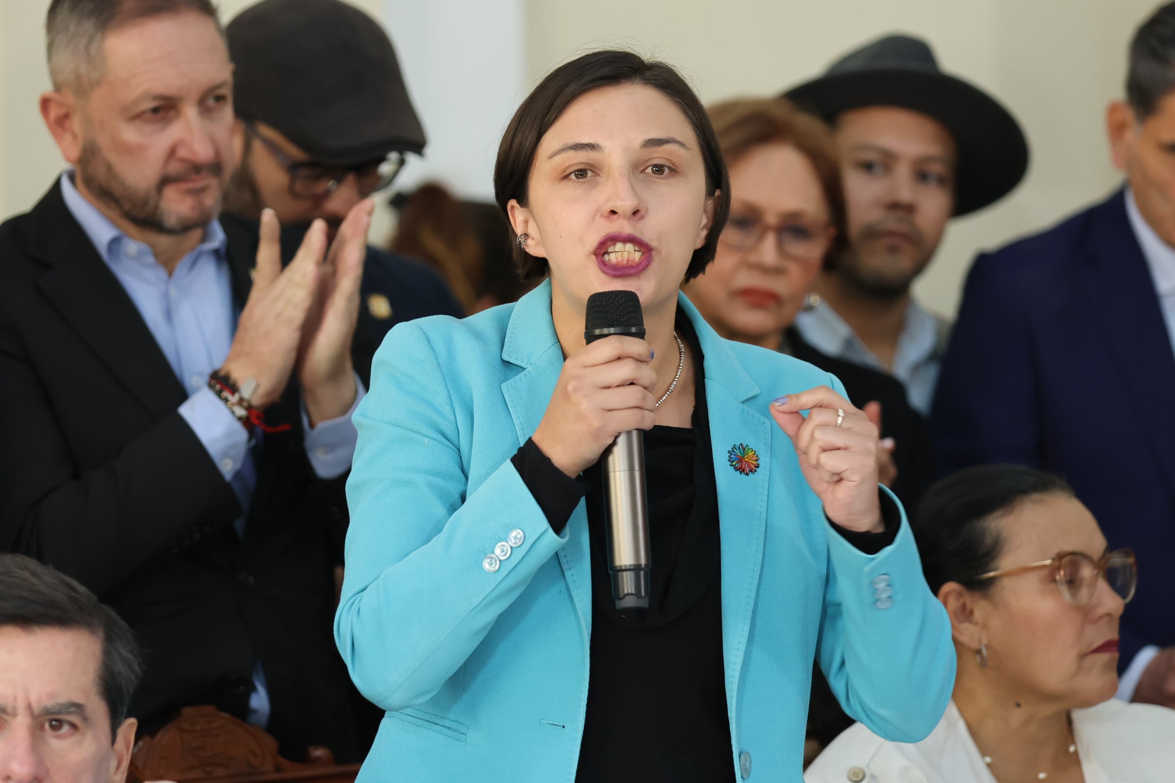 Martha Carvajalino Ministra de Agricultura la radicación del Proyecto de Ley de Jurisdicción Agraria.