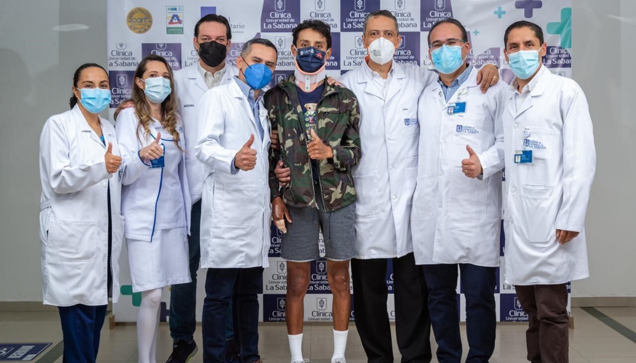 El colombiano fue dado de alta este domingo.