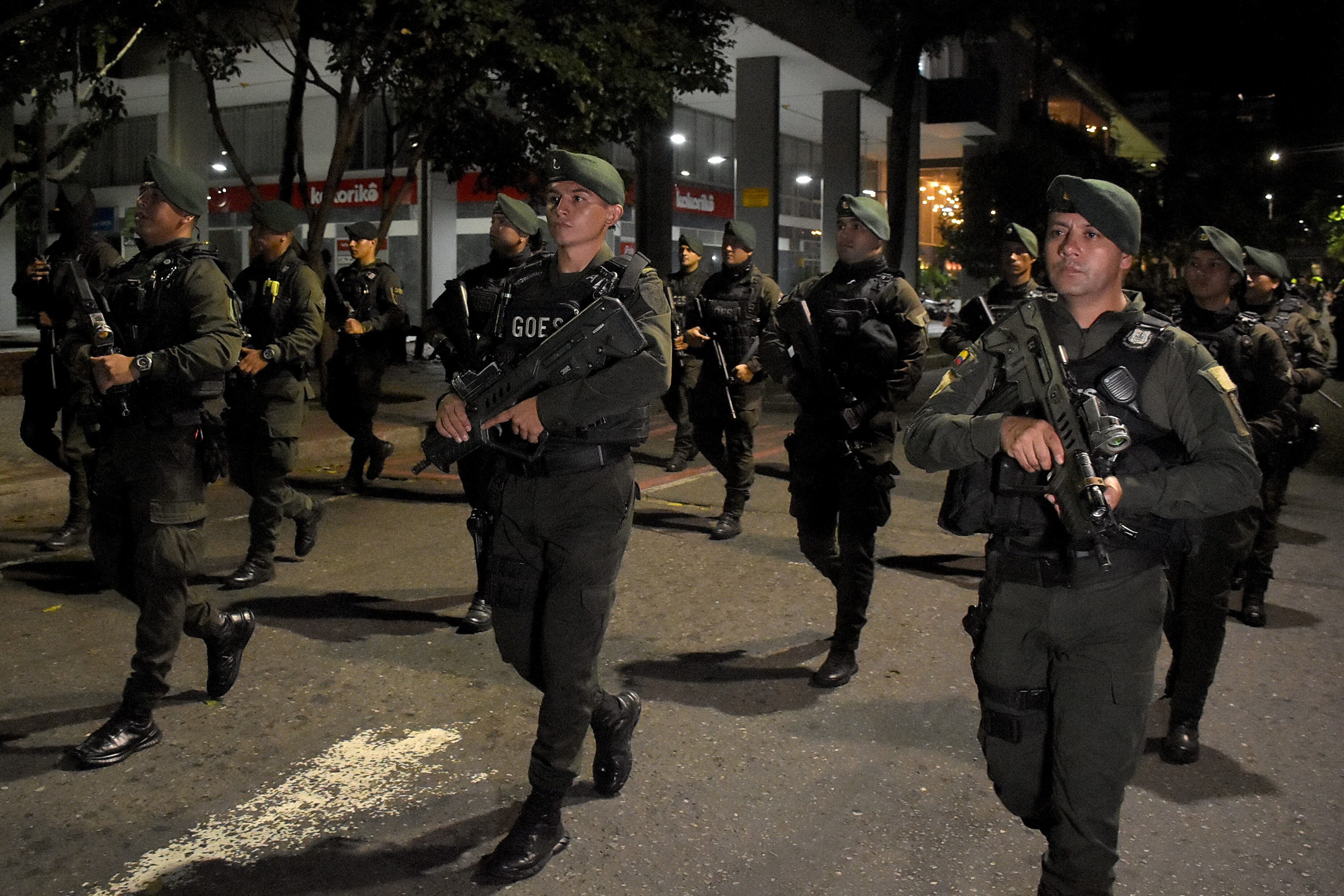 Ensayos Desfile Militar 20 de Julio.