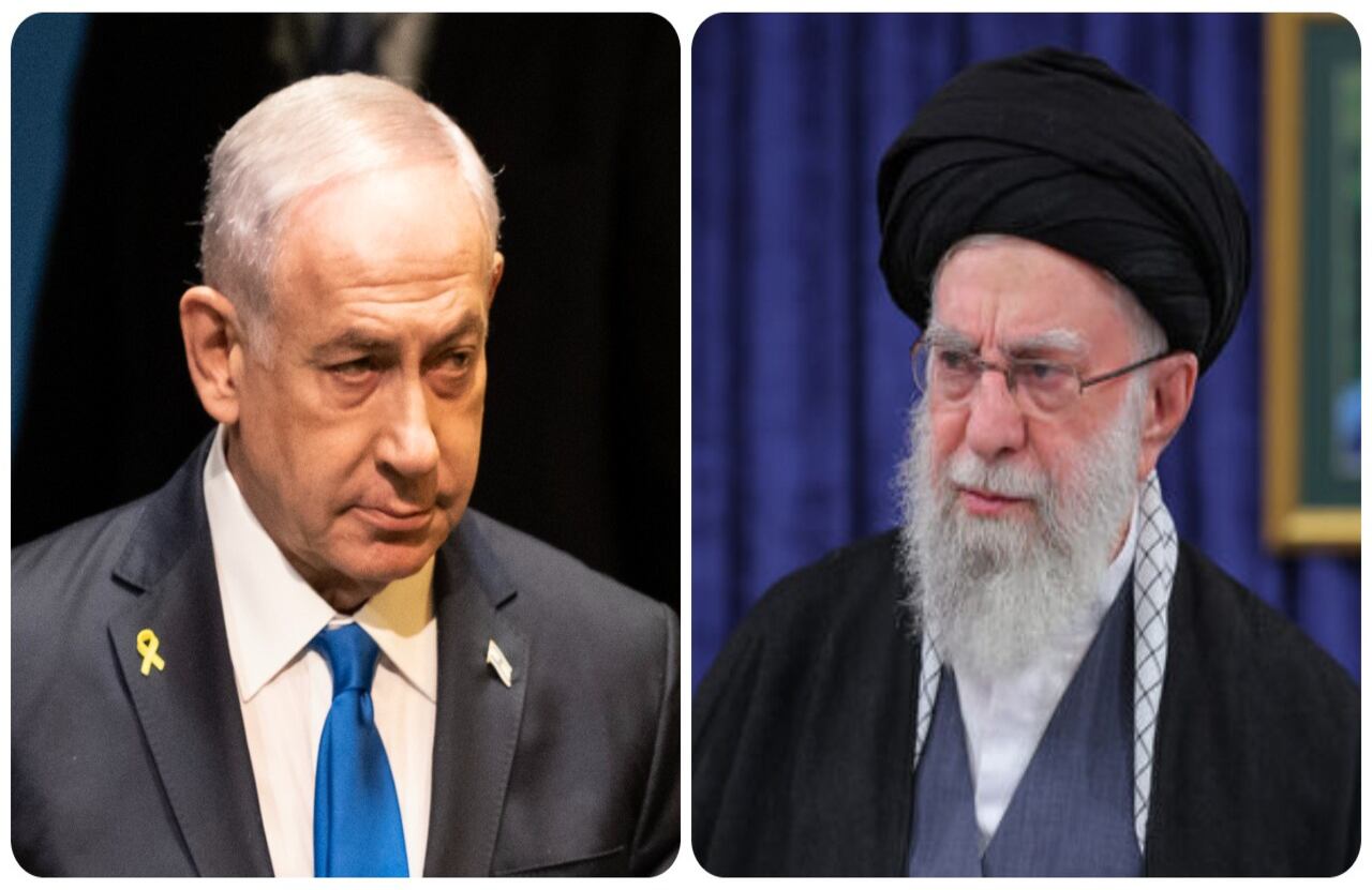 Benjamin Netanyahu y Ali Jamenei