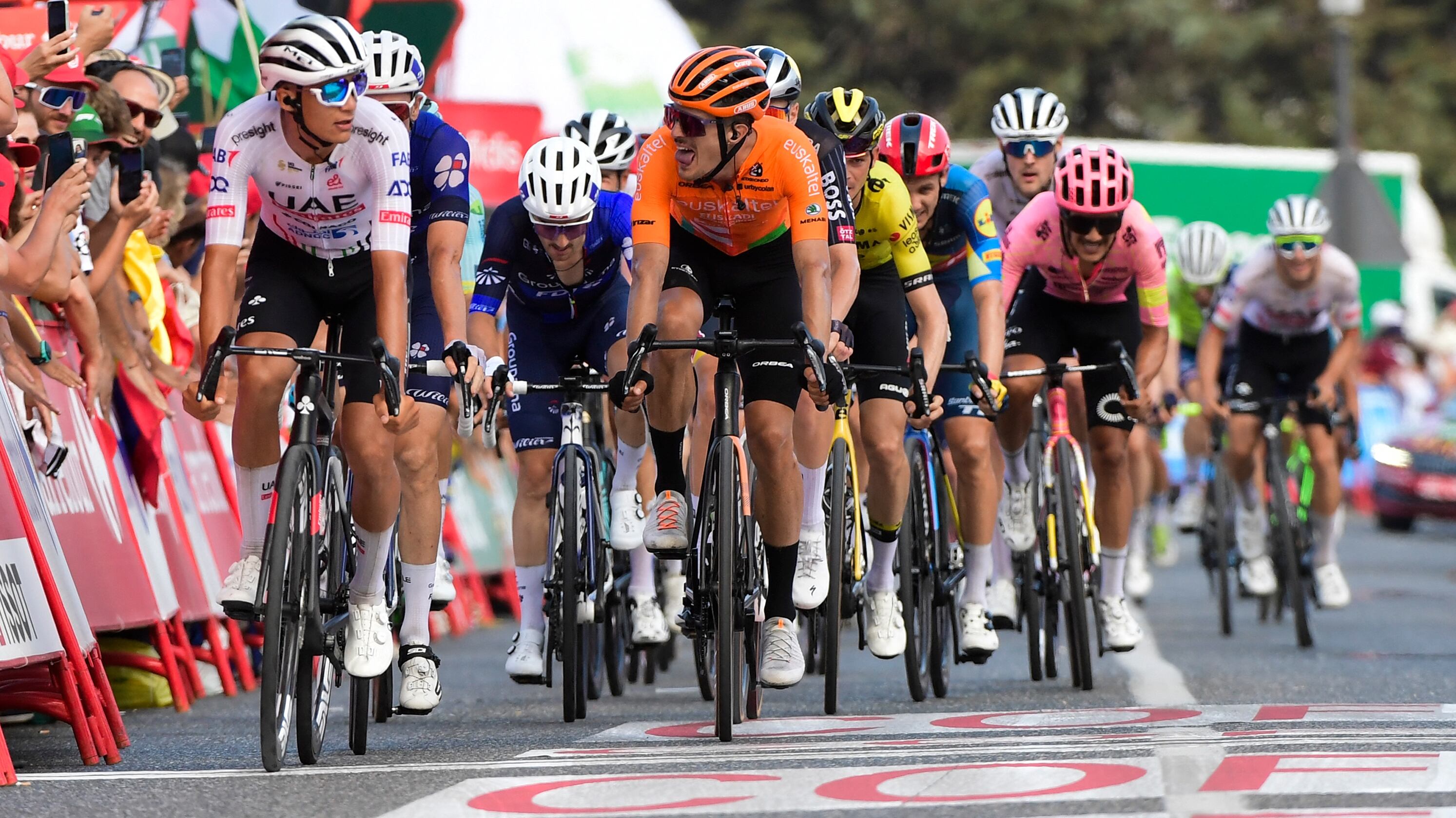 Imagen de la etapa 6 en la Vuelta a España 2024.