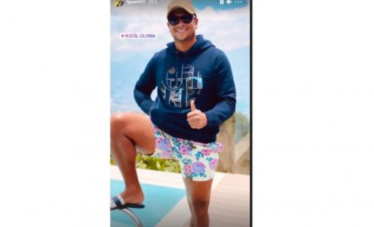 Foto de Guarín en sus historias de Instagram