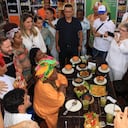 Maura de Caldas y Basilia Murillo fueron anfitrionas durante el lanzamiento de Tecnofest, que se realizó en la galería La Alameda. Foto: Bernardo Peña - El País