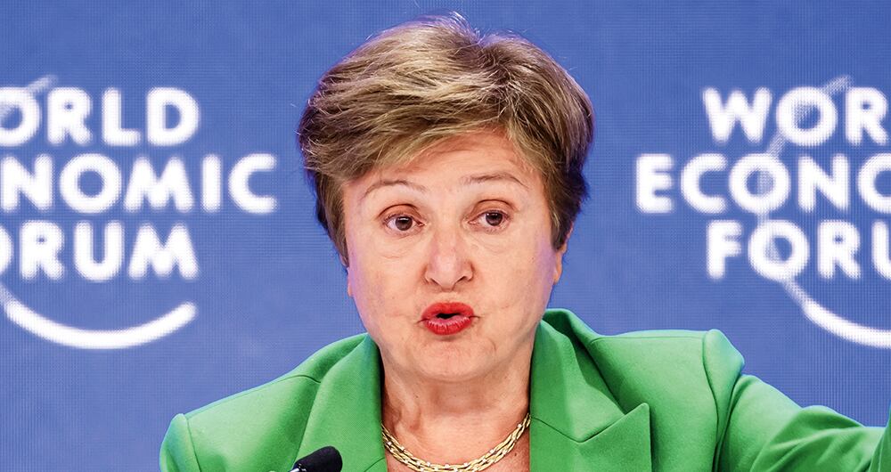 Kristalina Georgieva“Un riesgo importante para las perspectivas globales”.