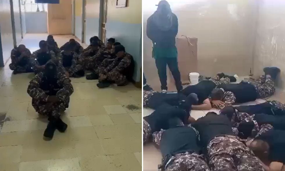 Guardas penitenciarios de Ecuador secuestrados por encapuchados armados.