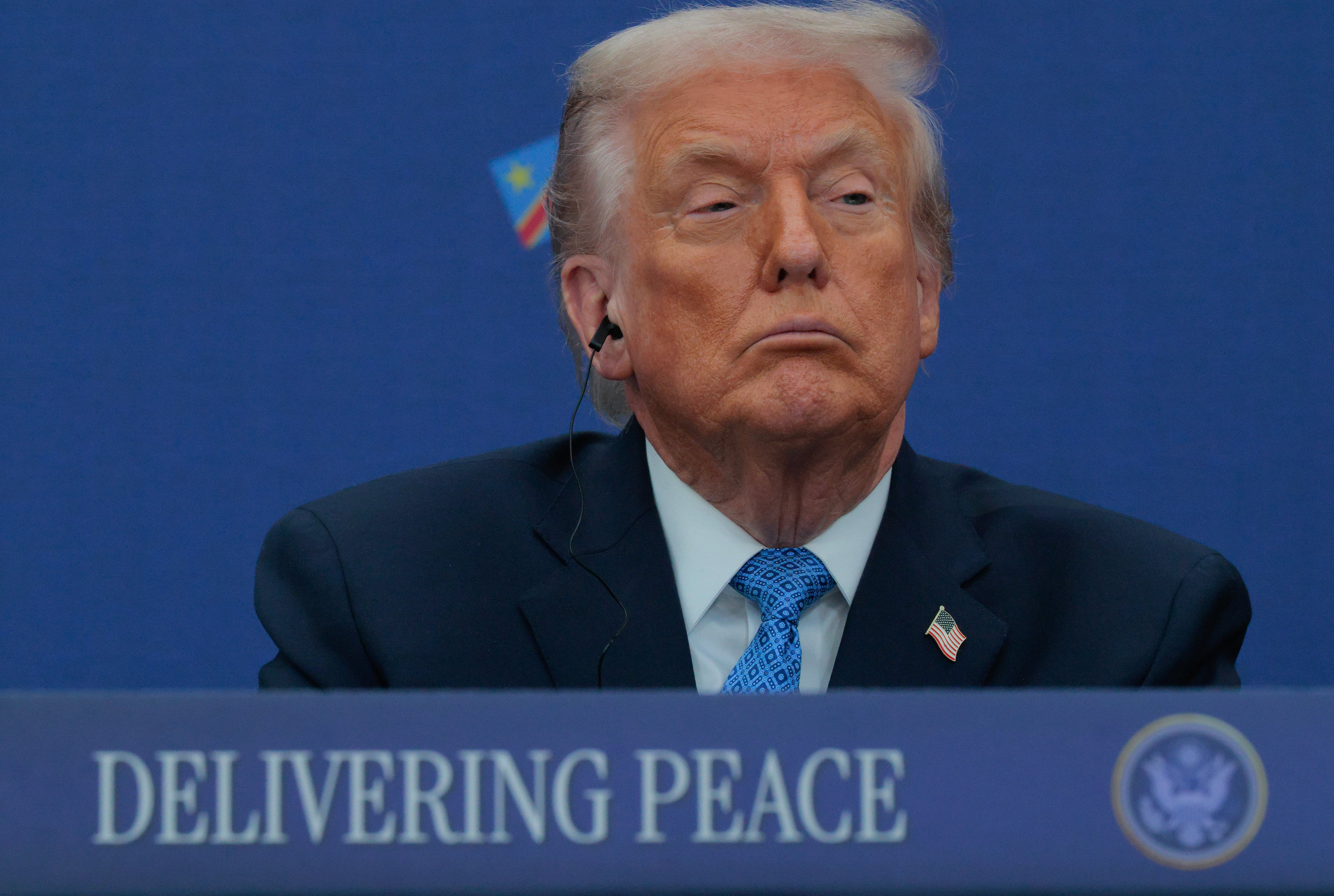 Donald Trump, presidente de los Estados Unidos.