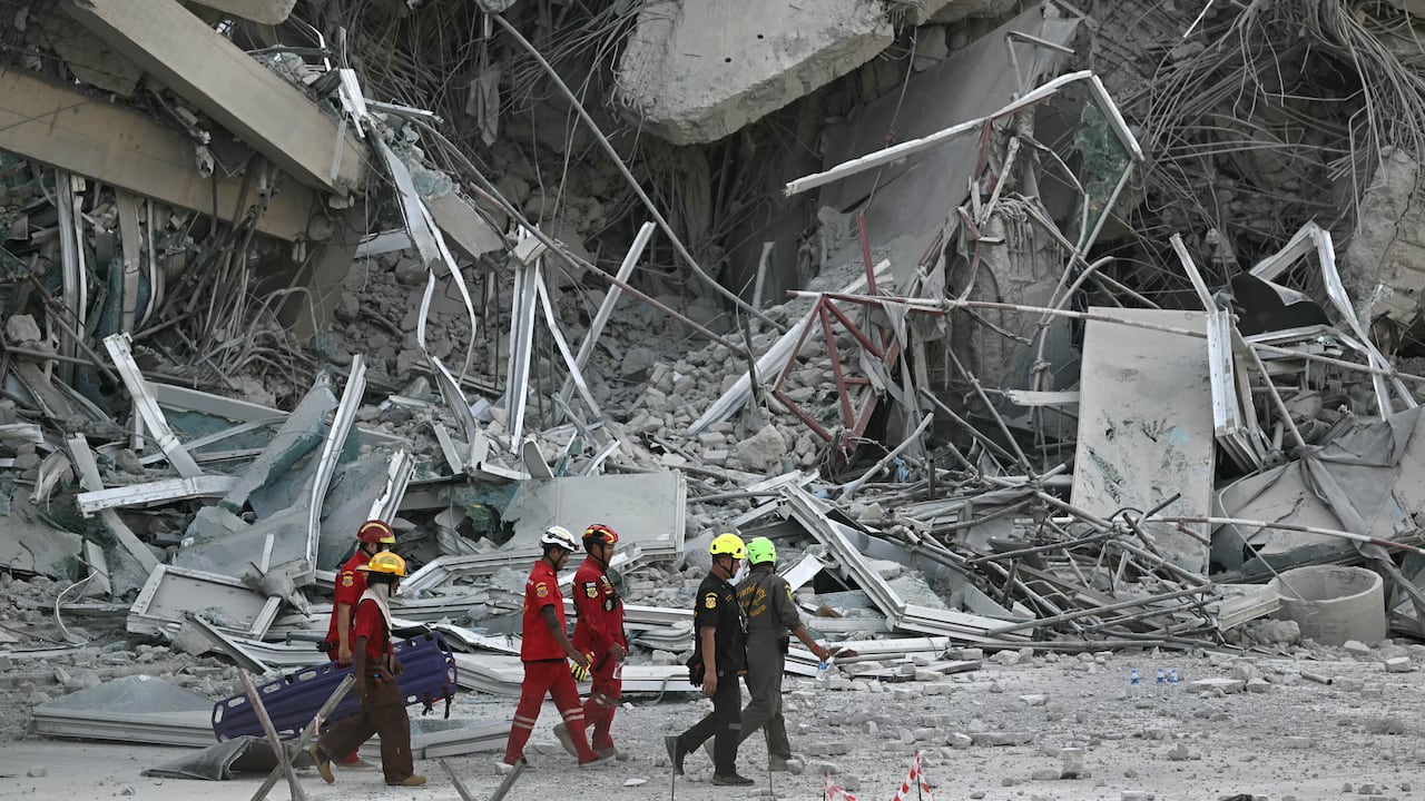 Terremoto en Myanmar y Tailandia.