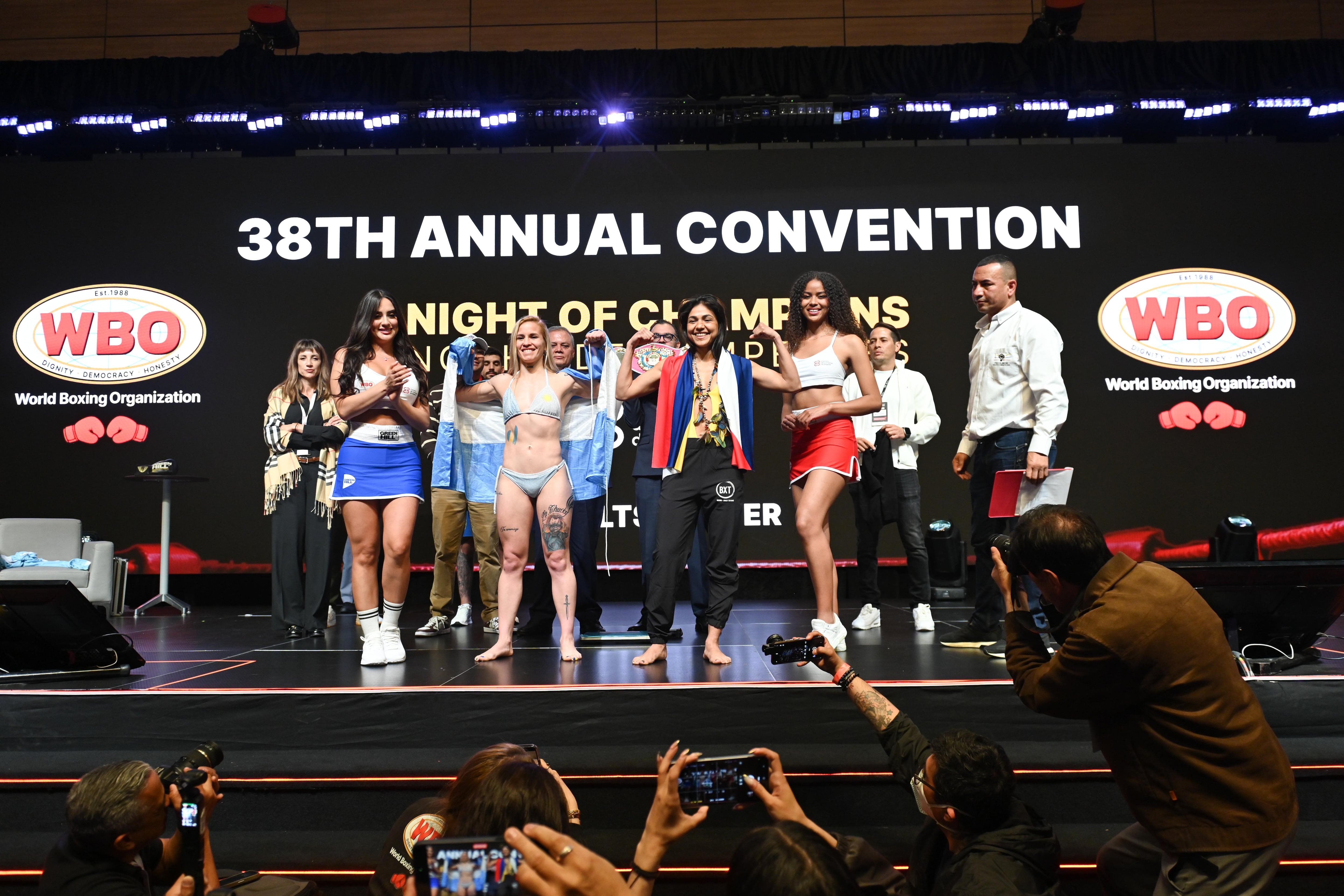 Convención Mundial de la Organización 
Mundial de Boxeo en Bogotá