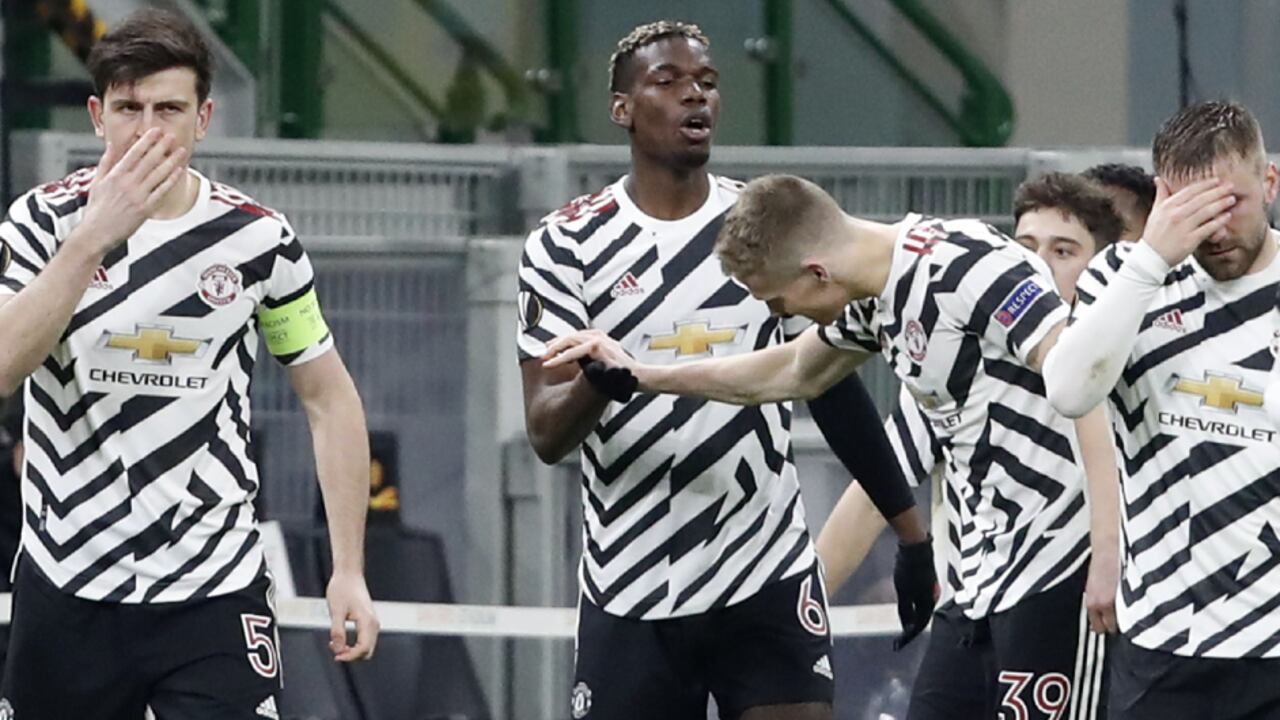 Milán vs Manchester United. Foto: AP/Antonio Calanni