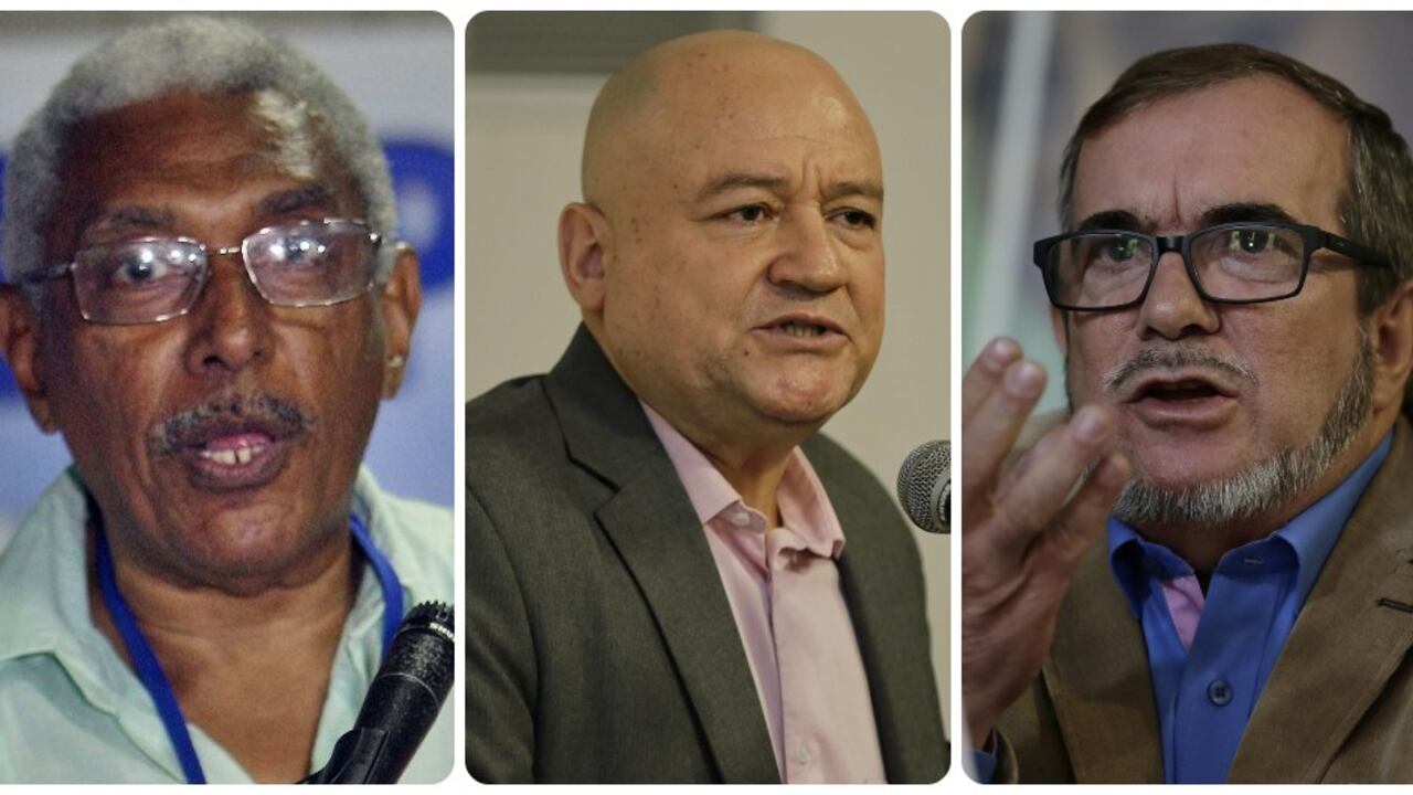 Joaquín Gómez, Carlos Antonio Lozada y Rodrigo Londoño.