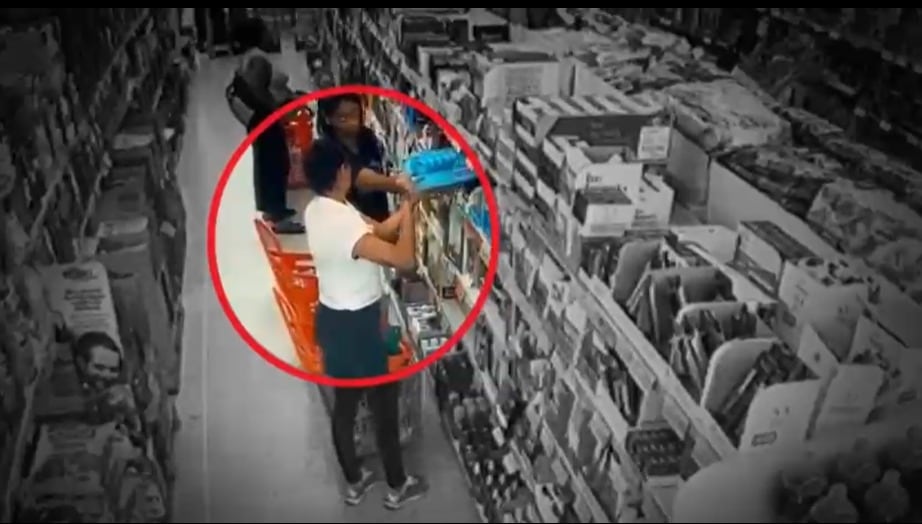 Imágenes de cómo operaba la banda delincuencial.