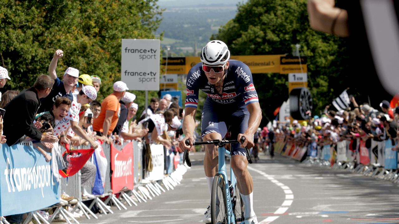 Mathiew Van Der Poel Ganador de la Segunda Etapa en el Muro de Bretagne