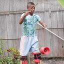 Niños y niñas de Tumaco asisten al Centro Afro Juvenil, un espacio de formación artística en el que niños, niñas, adolescentes y jóvenes construyen un proyecto de vida por medio de la música, artes circenses, danza y tejidos.