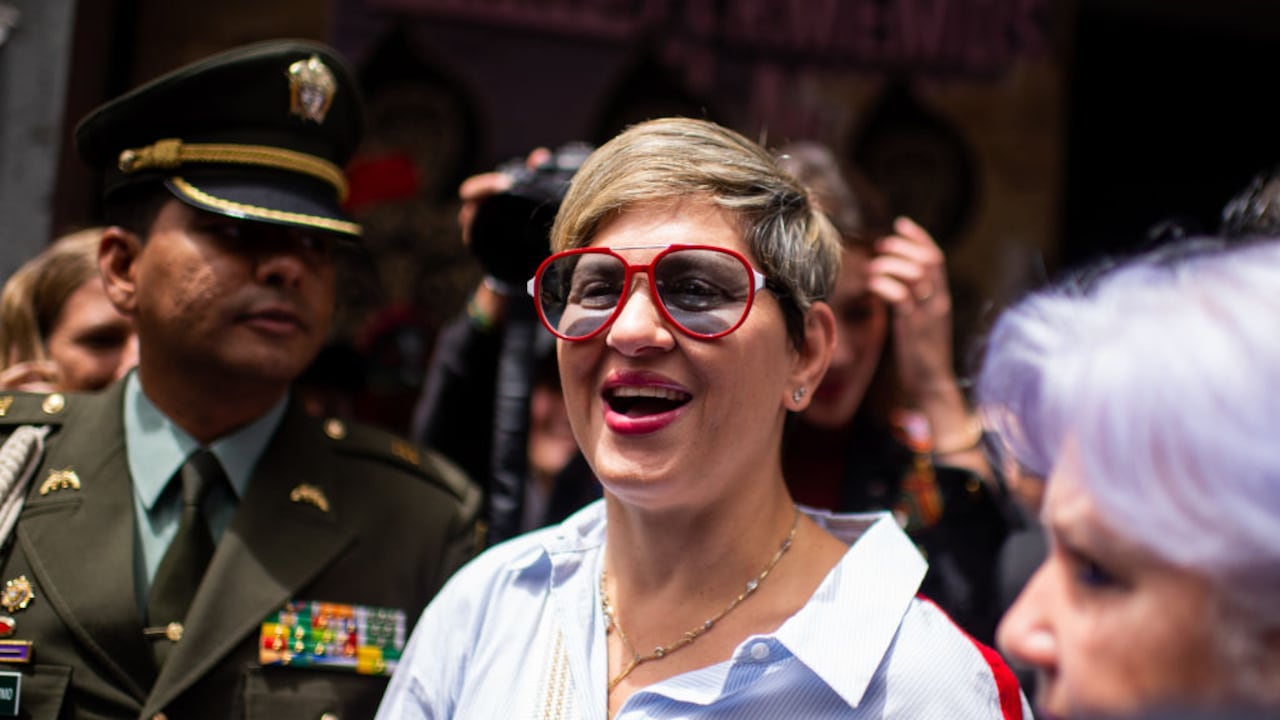 Verónica Alcocer, primera dama de la Nación, el 7 de junio de 2023, en Bogotá