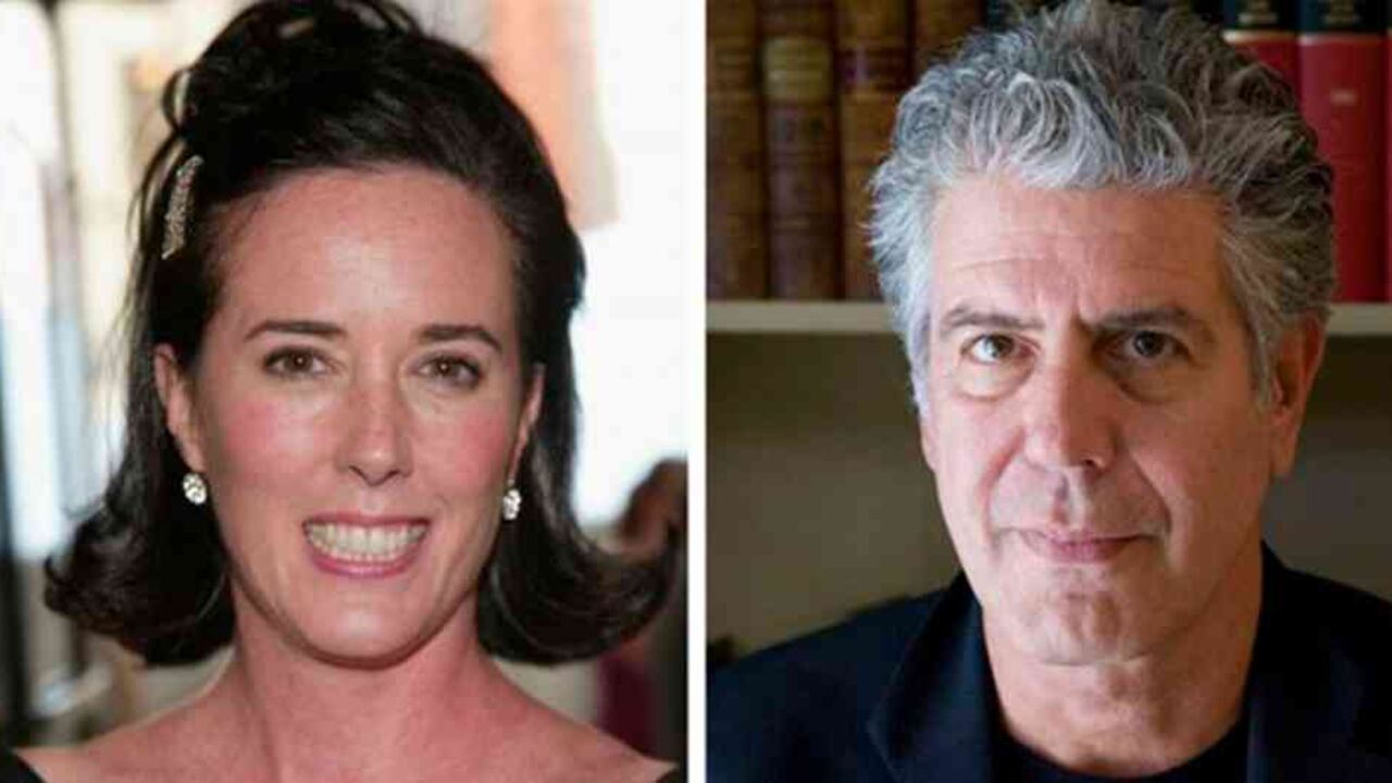 La diseñadora Kate Spade y el chef Anthony Bourdain murieron esta semana en aparentes suicidios.