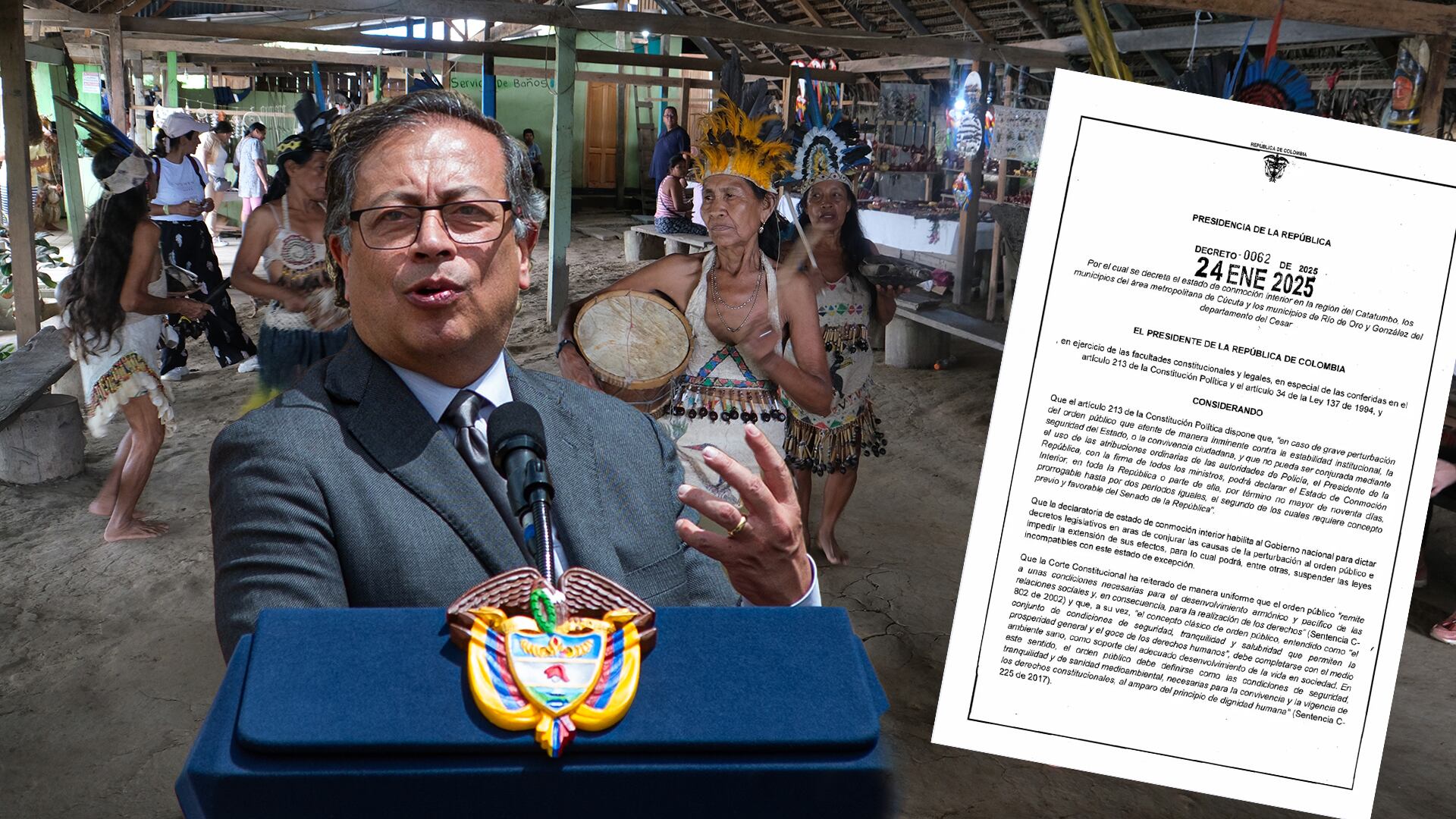 Gustavo Petro resguardos indígenas Decreto