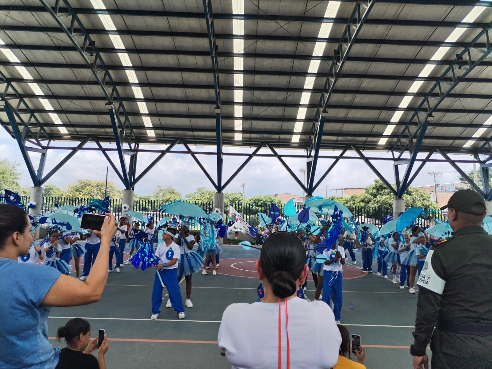 Actividades de recreación en el barrio El Vallado de Cali