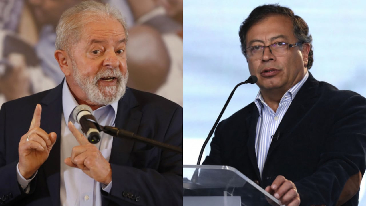Lula y Petro.