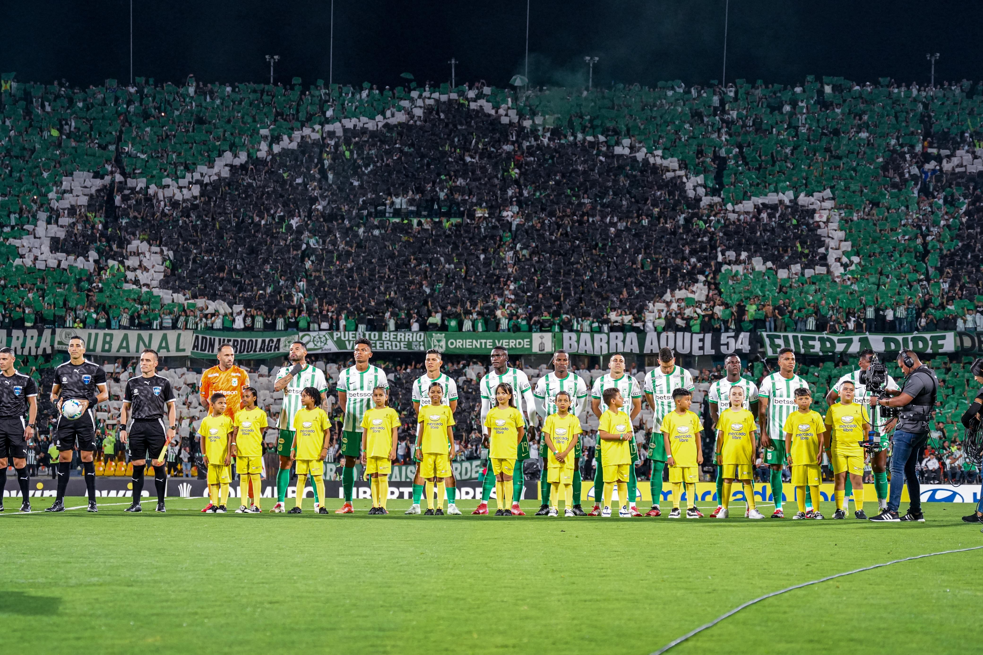 Jorman Campuzano fue titular en el partido de Nacional por Copa Libertadores