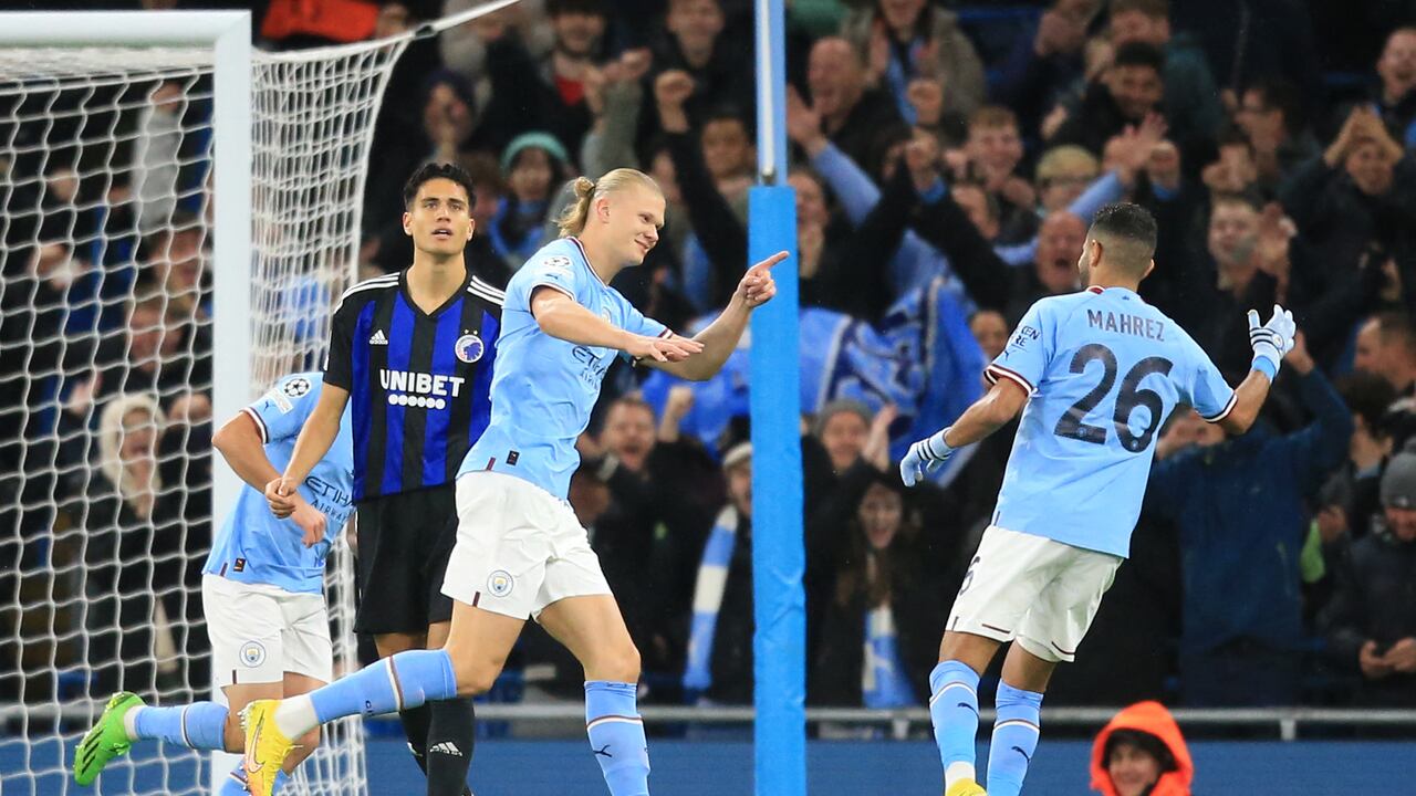 Erling Haaland logró superar el número de goles, por encima de partidos jugados en UCL.