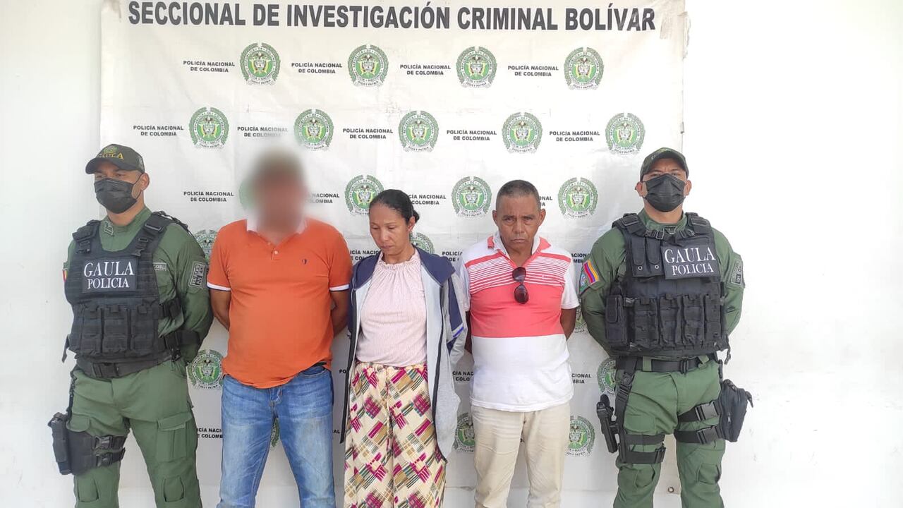 Tres integrantes de una misma familia capturados por supuesta extorsión.