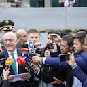 Expresidente Andrés Pastrana
Rueda de Prensa en el Bunker de la Fiscalia en la conciliación con el Presidente Gustavo Petro