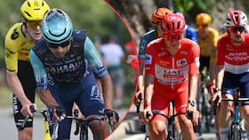 Santiago Buitrago, Harold Tejada y demás colombianos se acercaron a Tadej Pogacar en la clasificación general de La Vuelta