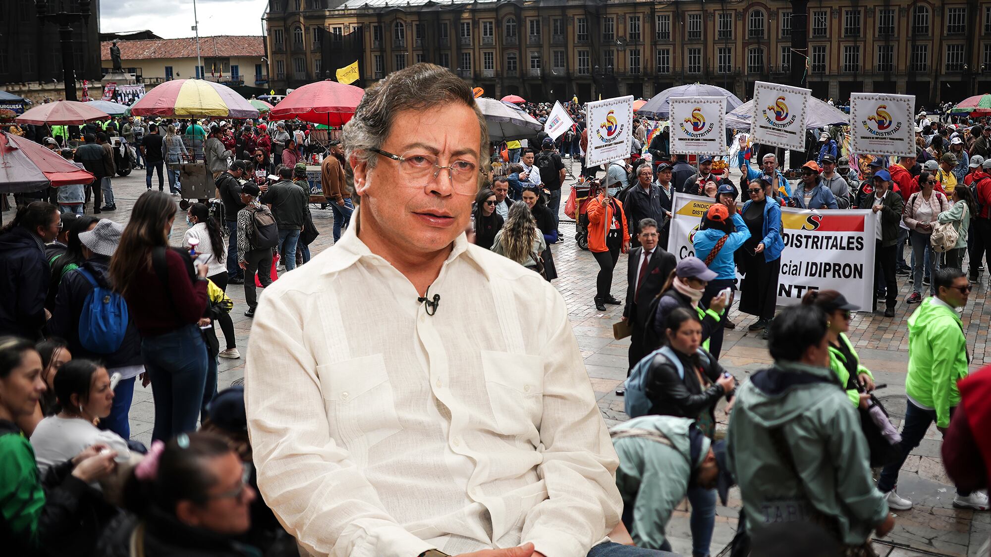 Gustavo Petro Plaza Bolivar paro nacional 28 mayo 20