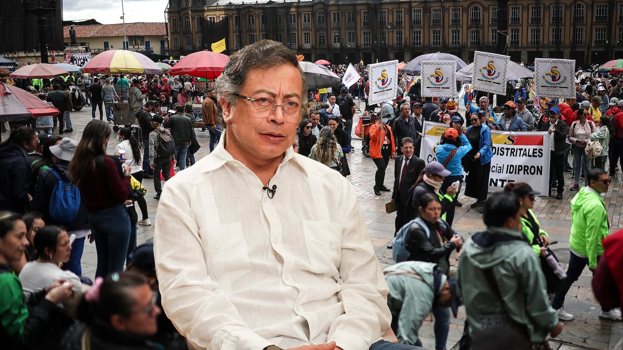 El presidente Gustavo Petro dijo que no convocó al paro nacional, sin embargo, sí ha hecho llamado a movilizaciones y huelgas.
