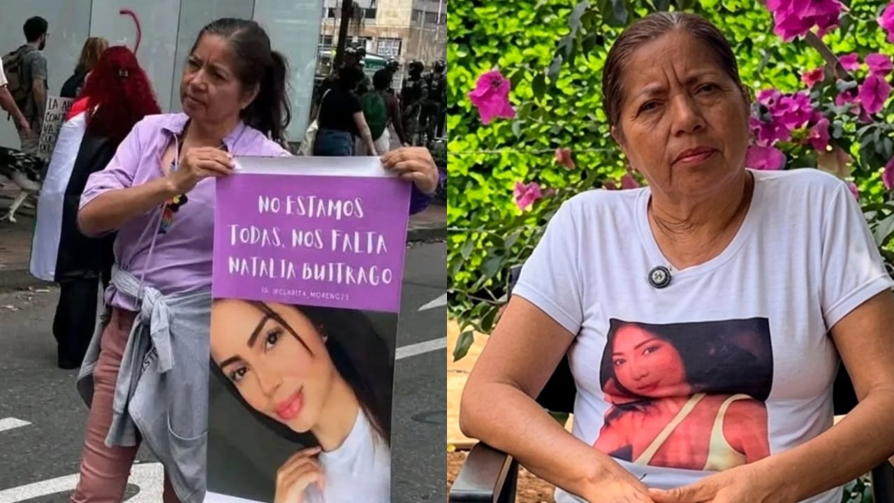 Claribel Moreno y su hija Natalia Buitrago.