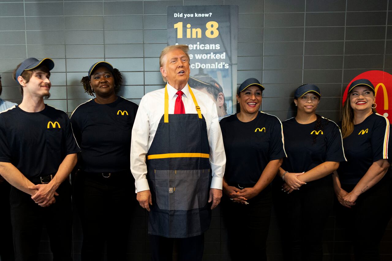 Donald Trump en McDonald's