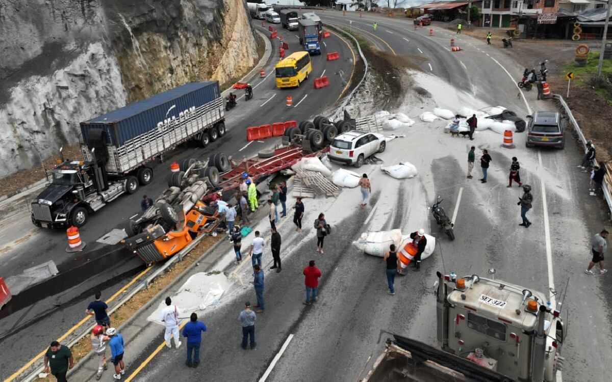 El accidente se registró en la mañana de este jueves.