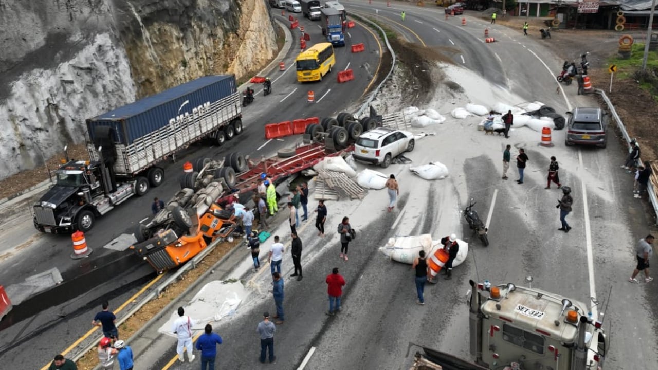 El accidente se registró en la mañana de este jueves.