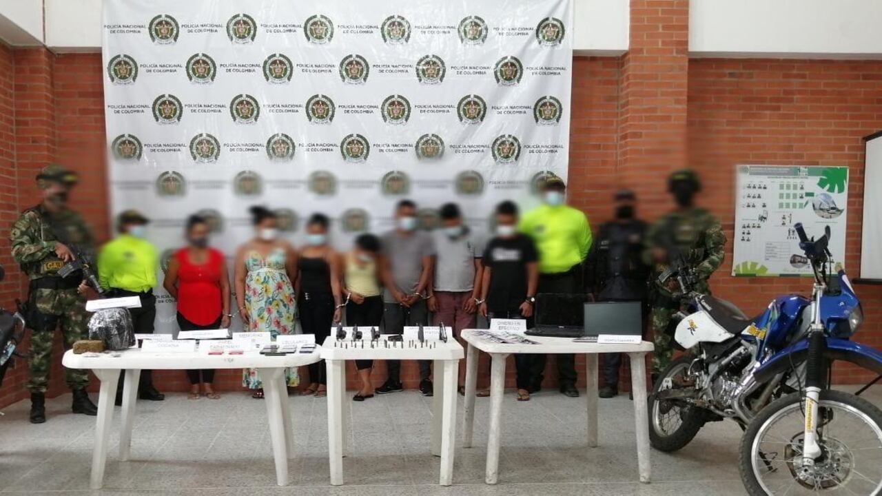 Capturados ocho integrantes del Clan del Golfo en el Meta