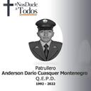 Patrullero de la Policía murió en López de Micay este 20 de febrero.