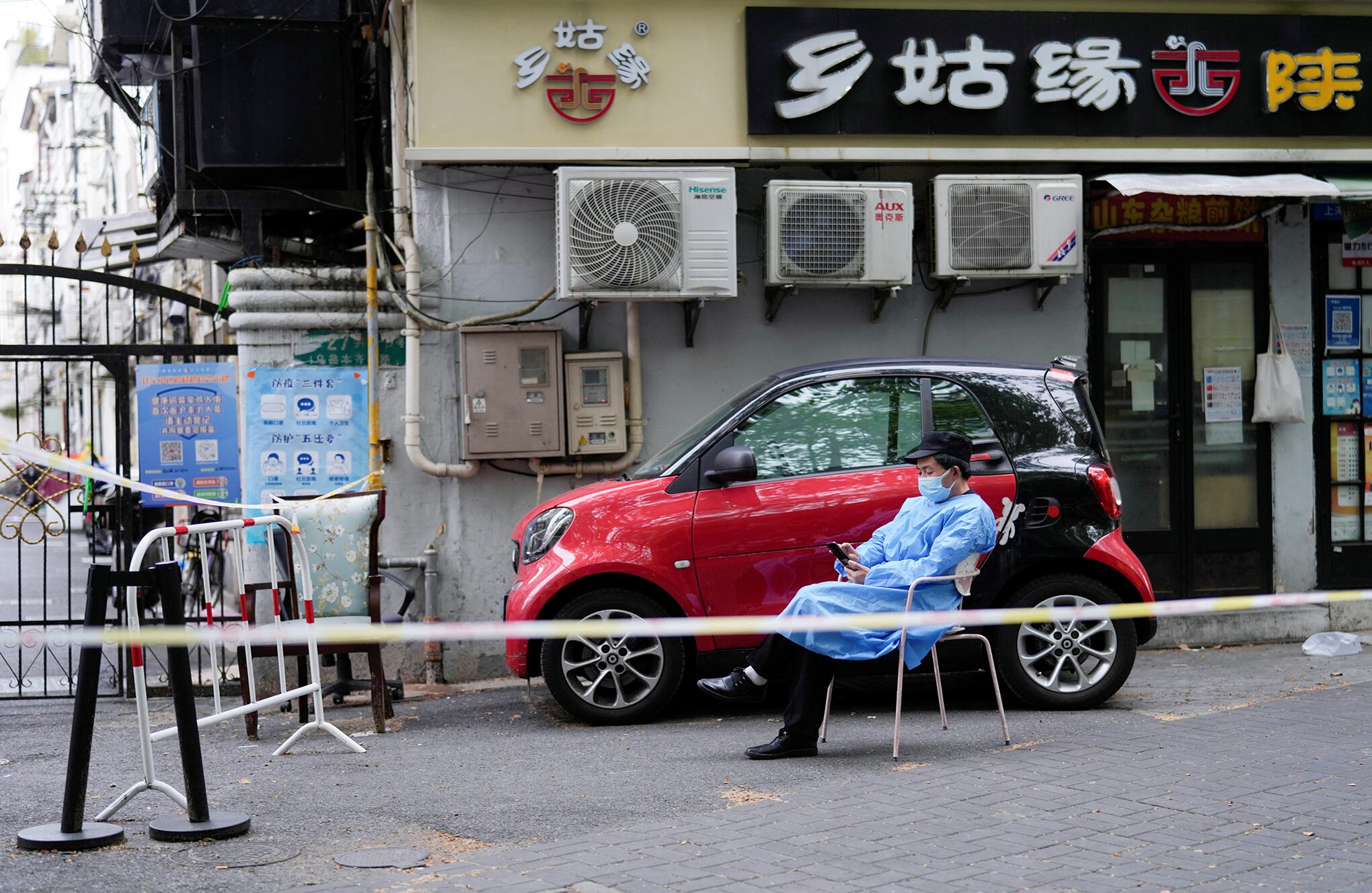 La vida bajo encierro en Shanghái