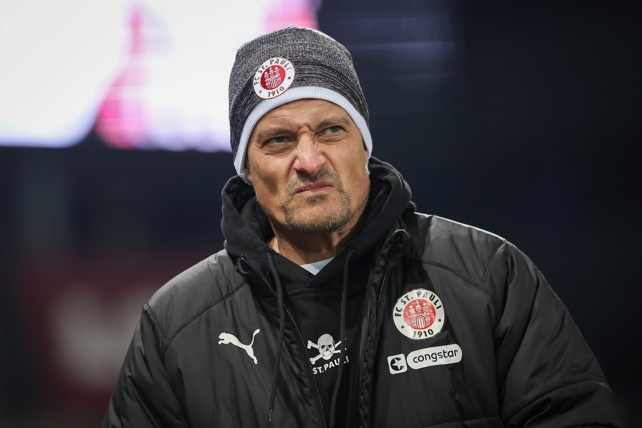Alexander Blessin, técnico del St. Pauli.