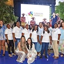 Lanzamiento de Propósito, una colección de la marca Macondia que fue confeccionada por costureras de Puerto Badel (Bolívar), apoyadas por la Fundación Promigas.