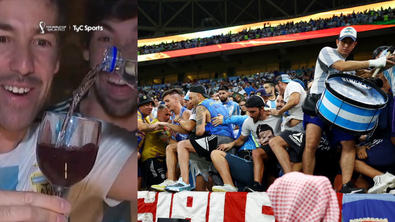 Los aficionados de la albiceleste se han tomado las calles del país árabe.