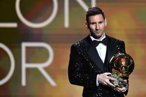 Messi ganaría su octavo Balón de Oro este lunes.