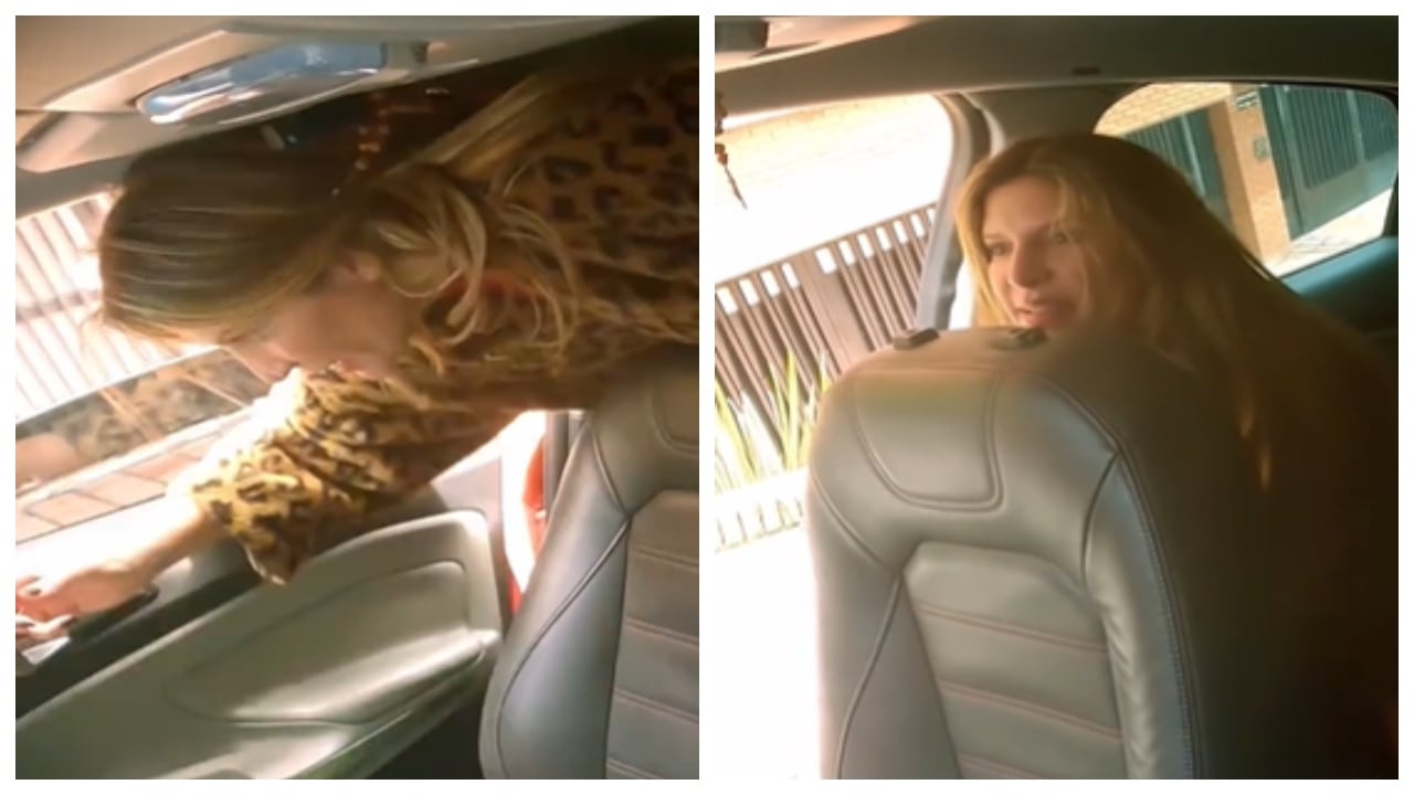 La reacción de Mabel Moreno frente a un angustioso momento sin saber que era una broma.